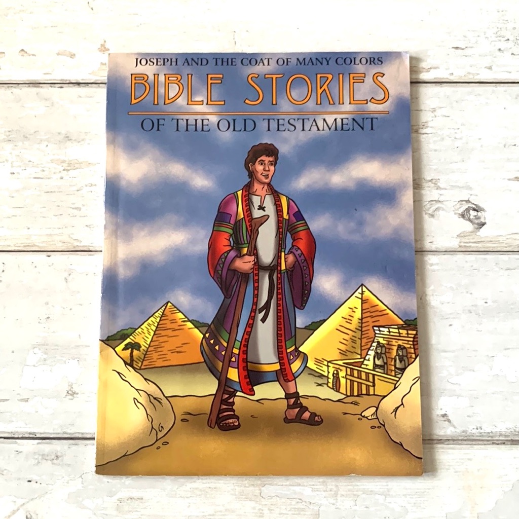 Vintage Bible Stories Old Testament Book Joseph & The Coat Of Many Colors New